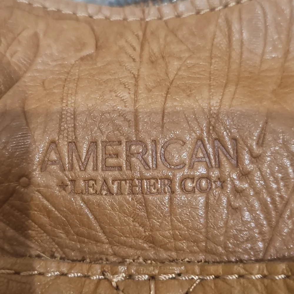 American leather company, western floral, satchel purse, shoulder length - Picture 2 of 10